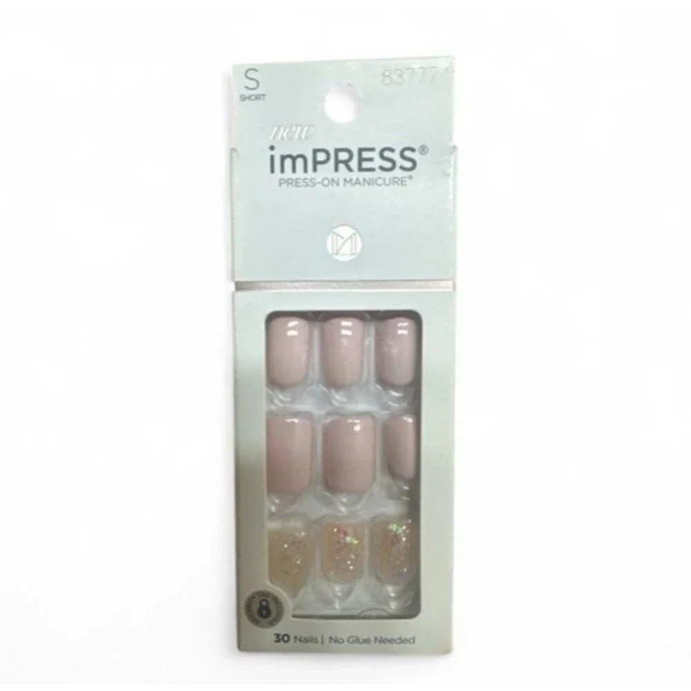 Bundle 4 Boxes imPress Press-On Nails No Glue  Needed Short 1 Olive & June